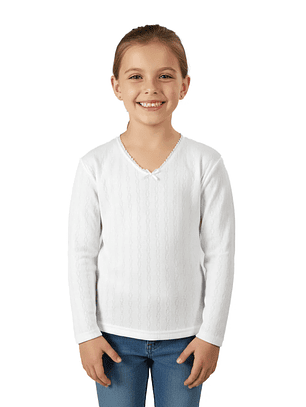 Camisola de interior menina - pack de 2