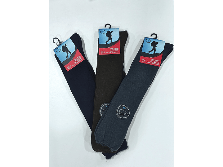 Meia alta térmica efeito polar - Pack de 3 1