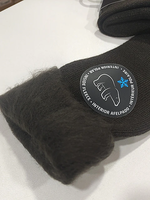 Meia alta térmica efeito polar - Pack de 3