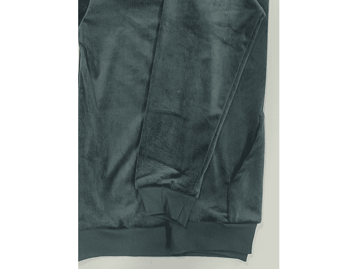 Pijama de homem com capuz em veludo 2