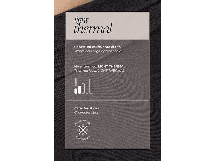 Collant térmica para criança 140DEN - marfim 3