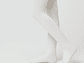 Collant térmica para criança 140DEN - marfim - Thumbnail 1