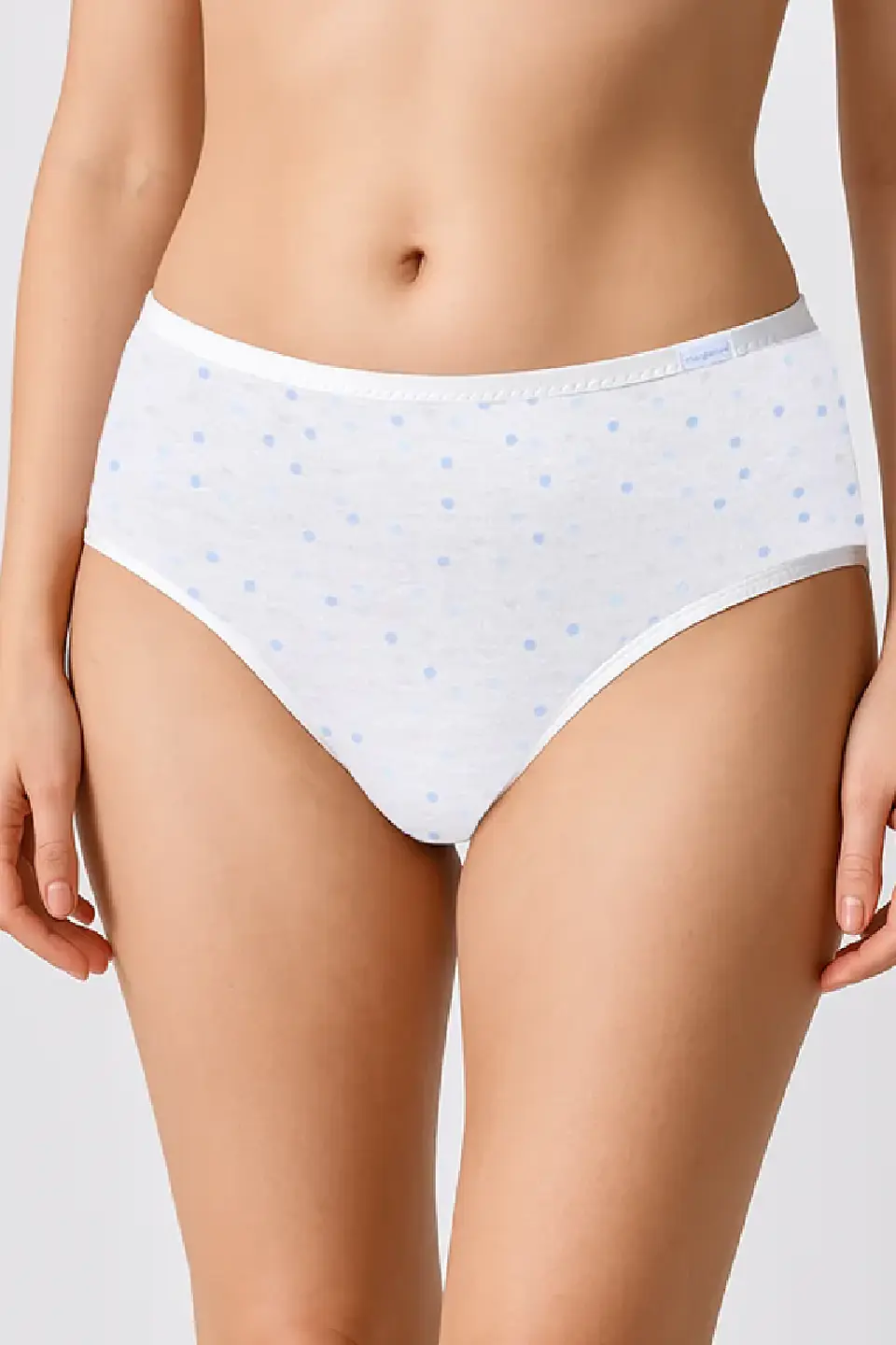 Cueca alta em algodão 