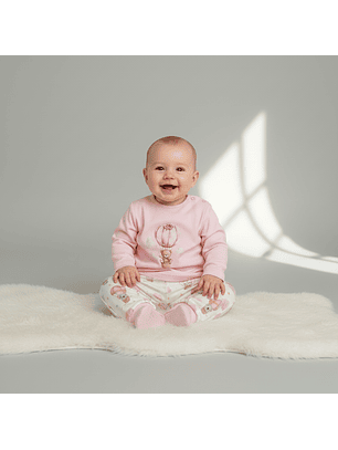 Pijama de Bebé 100% Algodão  – Fabricado em Portugal 