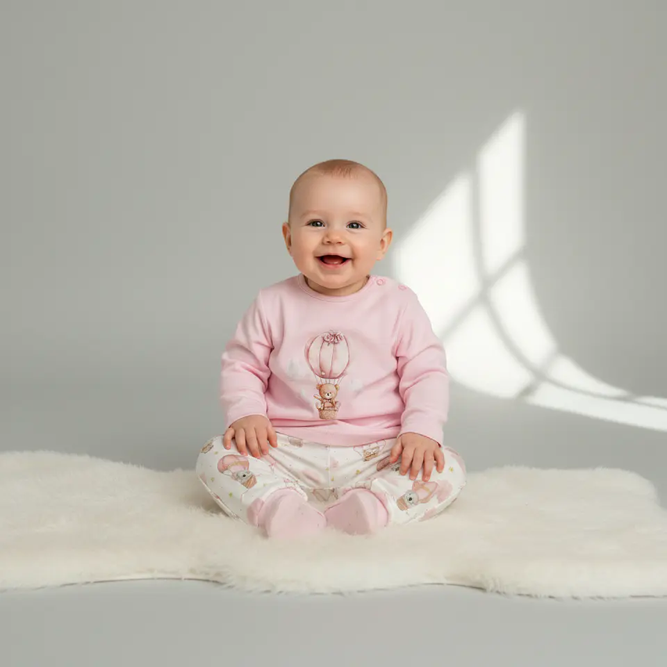 Pijama de Bebé 100% Algodão  – Fabricado em Portugal  2