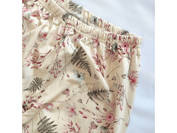 Pijama em algodão - rosa velho 4