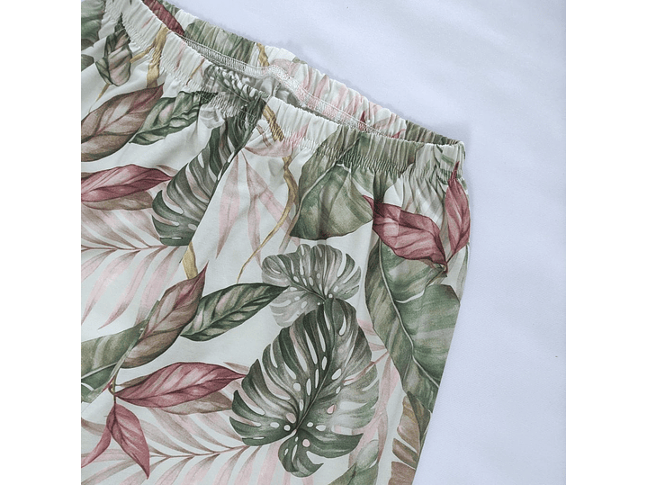 Pijama em algodão - verde 3