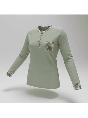 Pijama em algodão - verde