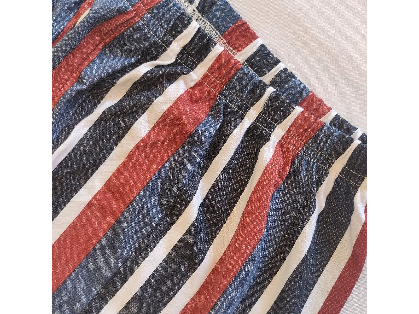 Pijama de homem em algodão - riscas 4