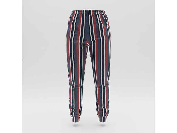 Pijama de homem em algodão - riscas 5