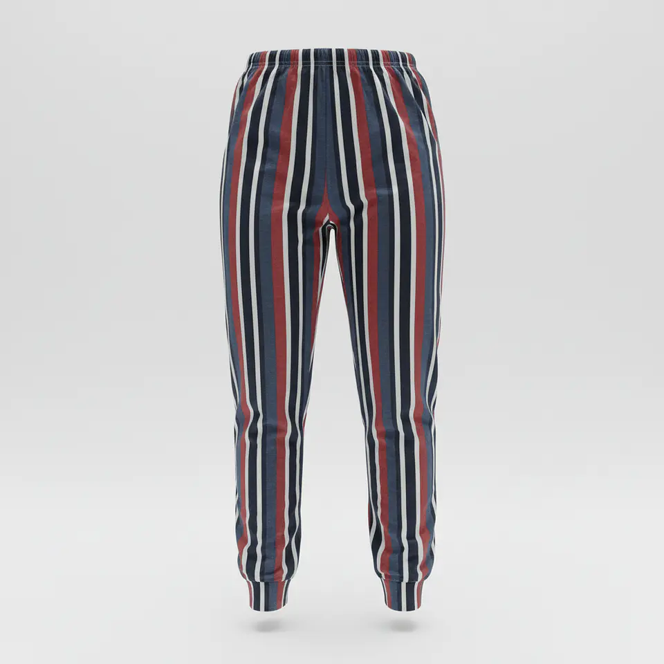 Pijama de homem em algodão - riscas 5