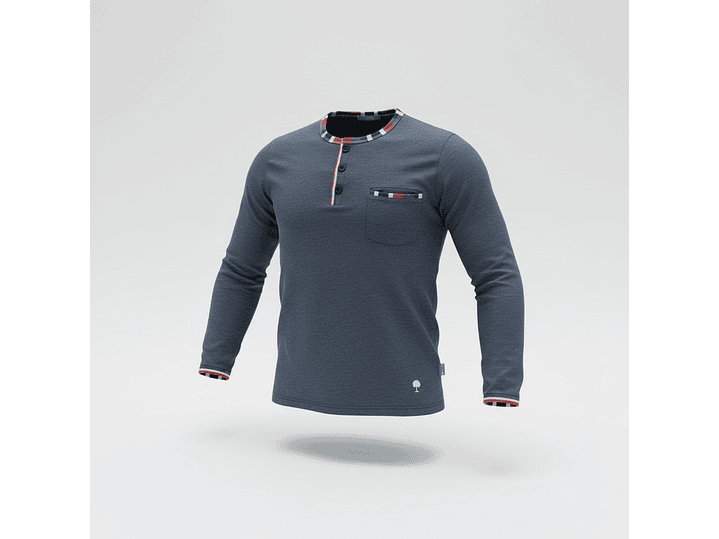 Pijama de homem em algodão - riscas 2