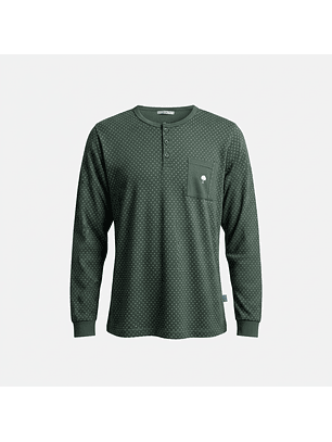 Pijama de homem em algodão