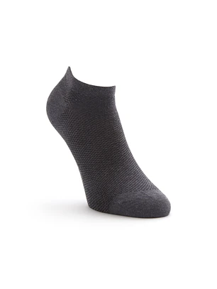 Soquete respirável em algodão com biqueira sem costura - Pack de 6