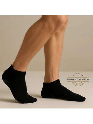 Meia baixa em fibra de bambu - Pack de 3