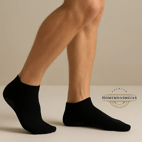 Meia baixa em fibra de bambu - Pack de 3