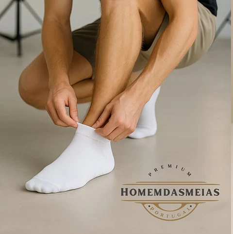 Meia baixa em fibra de bambu - Pack de 3