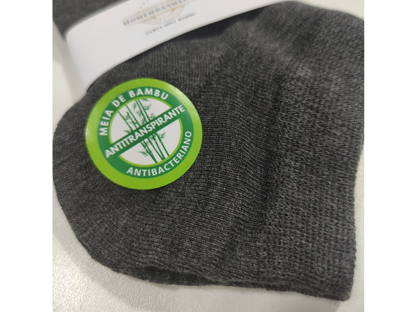 Meia baixa em fibra de bambu - Pack de 3 3