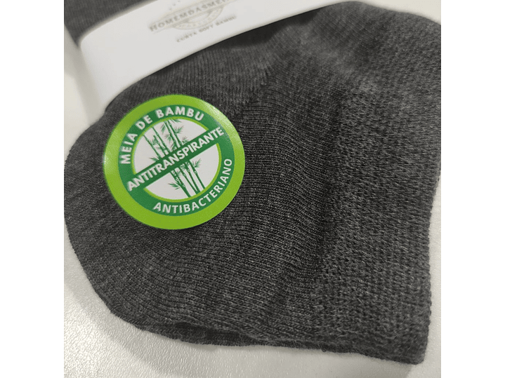 Meia baixa em fibra de bambu - Pack de 3 3