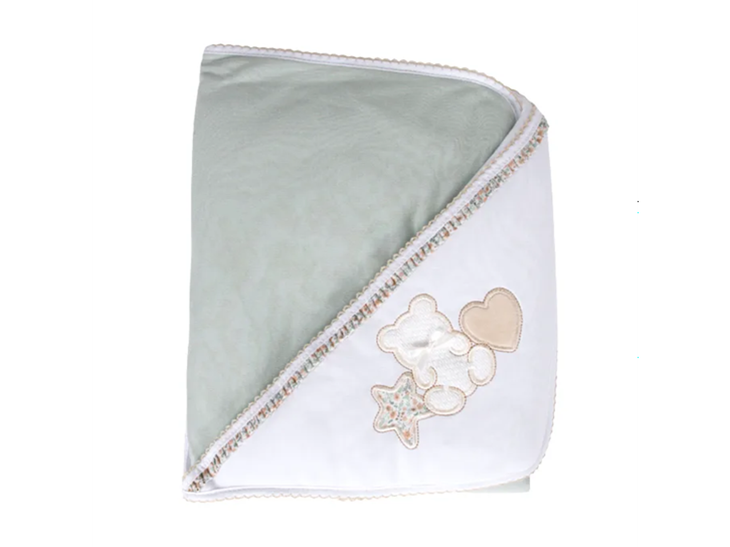 Manta para bebé em algodão Star Bear 1