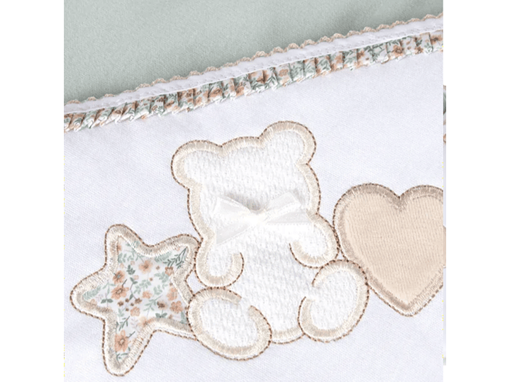 Manta para bebé em algodão Star Bear 3