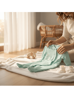 Babygrow em algodão - 3 meses (57-62 cm)