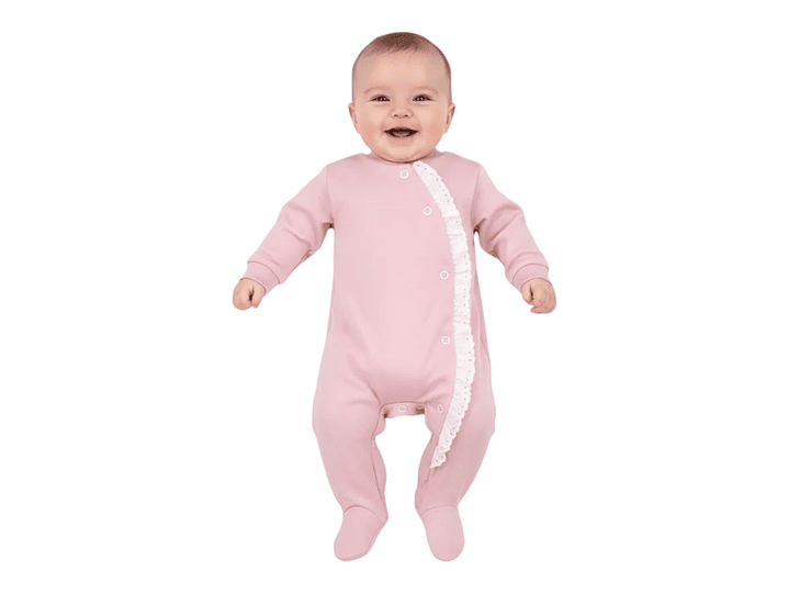 Babygrow em algodão com bordado inglês - 0 e 1 mês 1