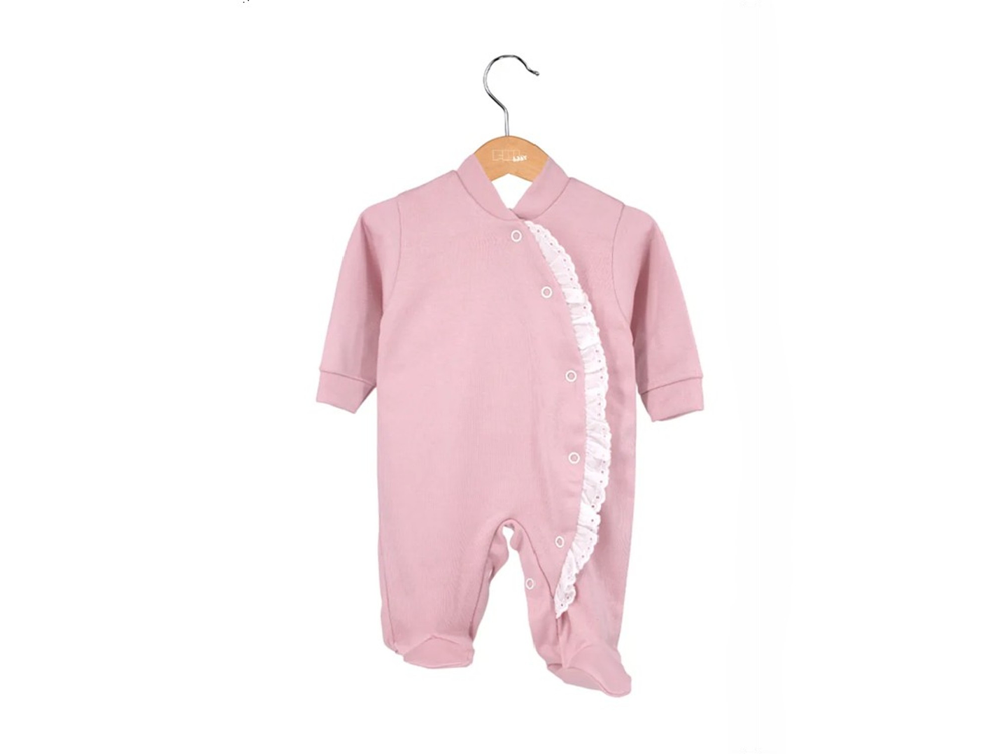 Babygrow em algodão com bordado inglês - 0 e 1 mês 2