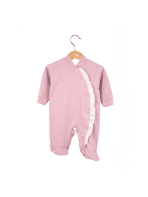Babygrow em algodão com bordado inglês - 0 e 1 mês