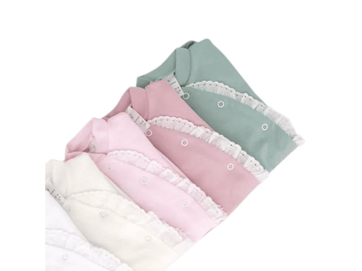 Babygrow em algodão com bordado inglês - 0 e 1 mês 4