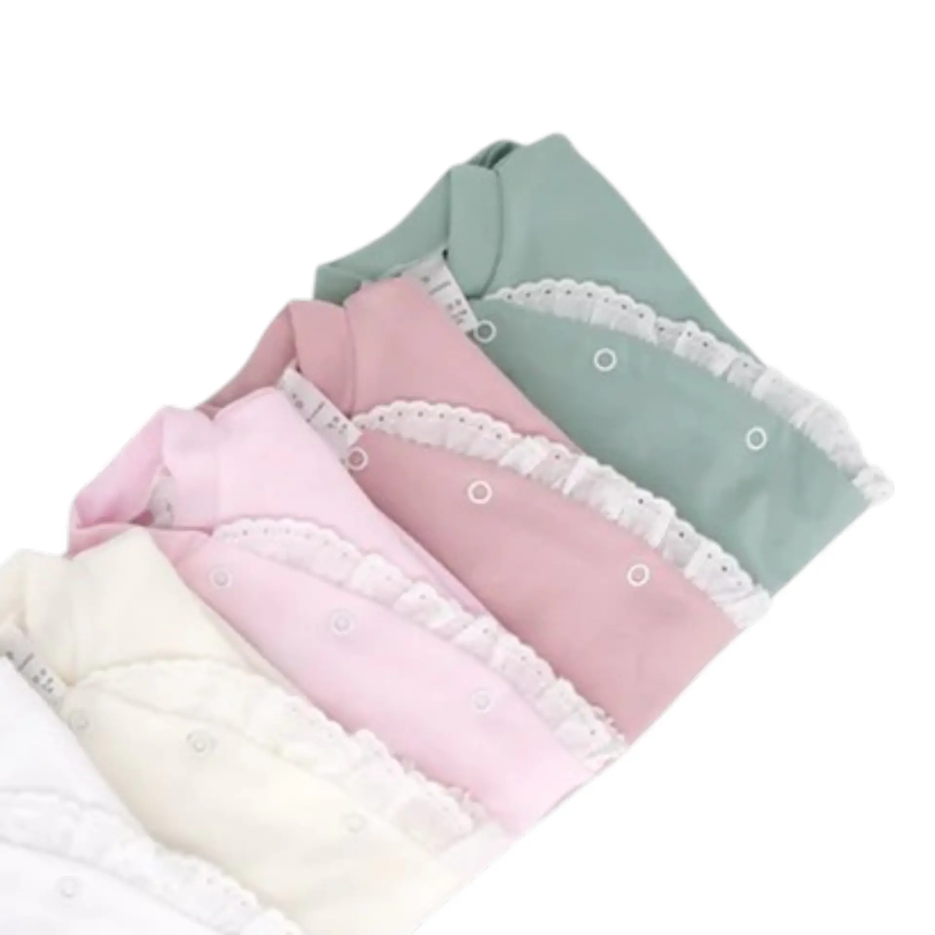 Babygrow em algodão com bordado inglês - 0 e 1 mês 4