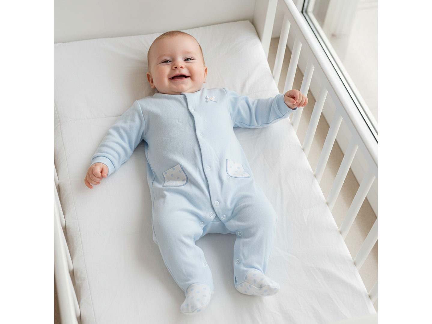 Pijama inteiro em algodão - 18 e 24 meses 2