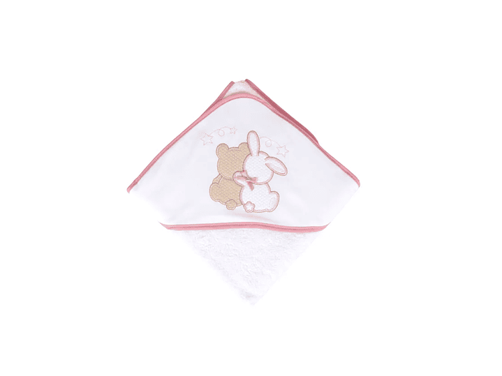 Toalha de banho em algodão bordada 1