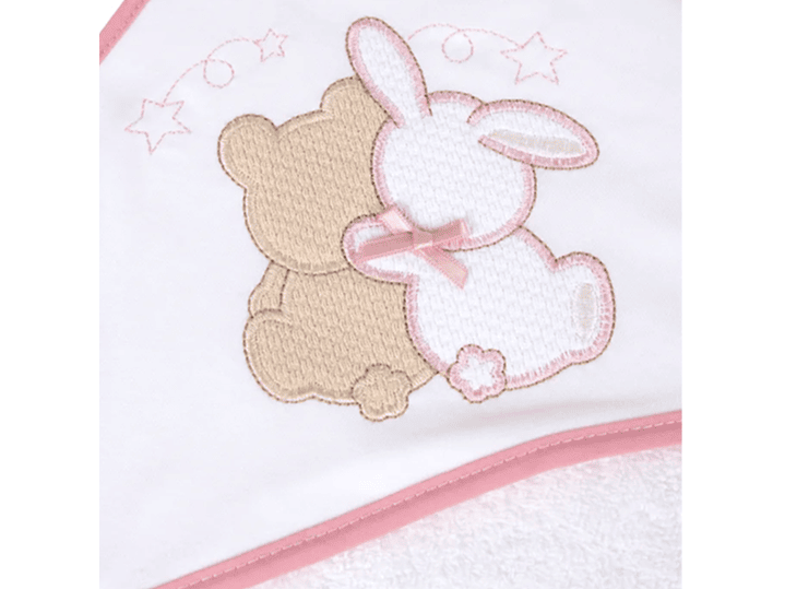 Toalha de banho em algodão bordada 2