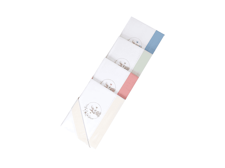 Jogo de lençóis para cama de grades em algodão 2