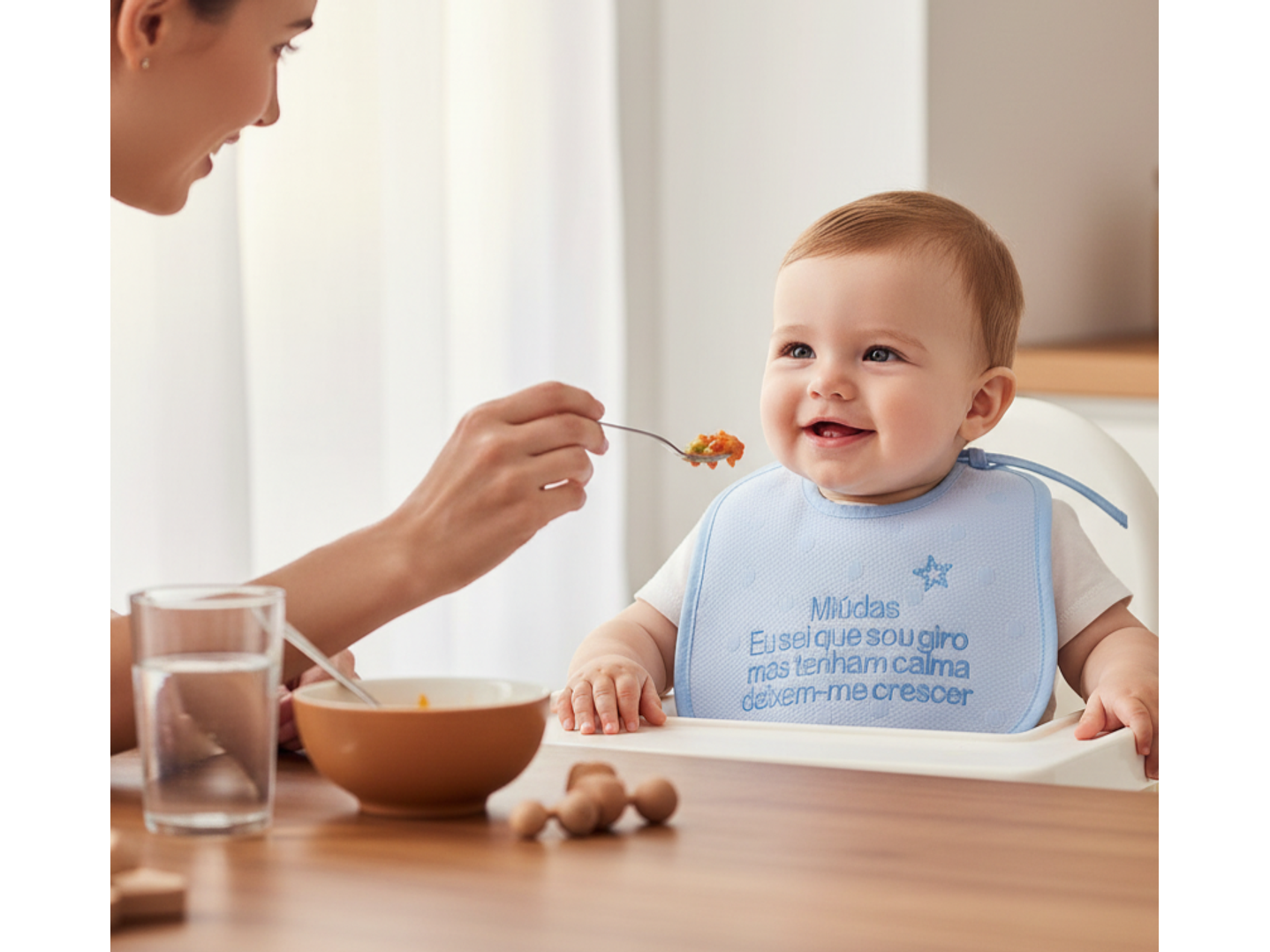 Babete de Atilho Impermeável com Frases Divertidas 1