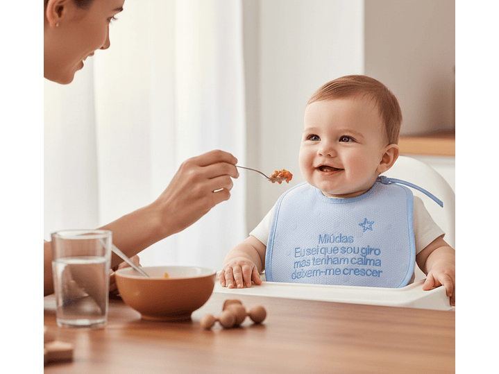 Babete de Atilho Impermeável com Frases Divertidas 1