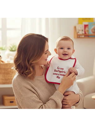 Babete de Atilho Impermeável com Frases Divertidas