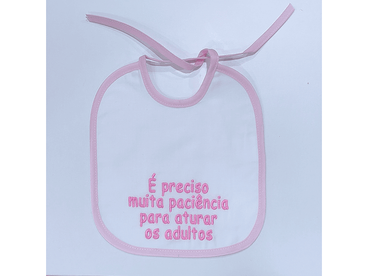 Babete de Atilho Impermeável com Frases Divertidas 9