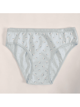 Bikini de algodão estampado abelhas marca Margarida - pack de 4