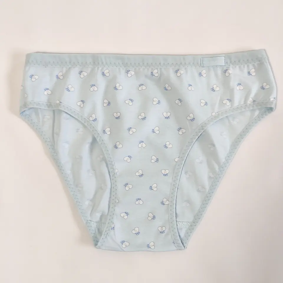 Bikini de algodão estampado abelhas marca Margarida - pack de 4 1