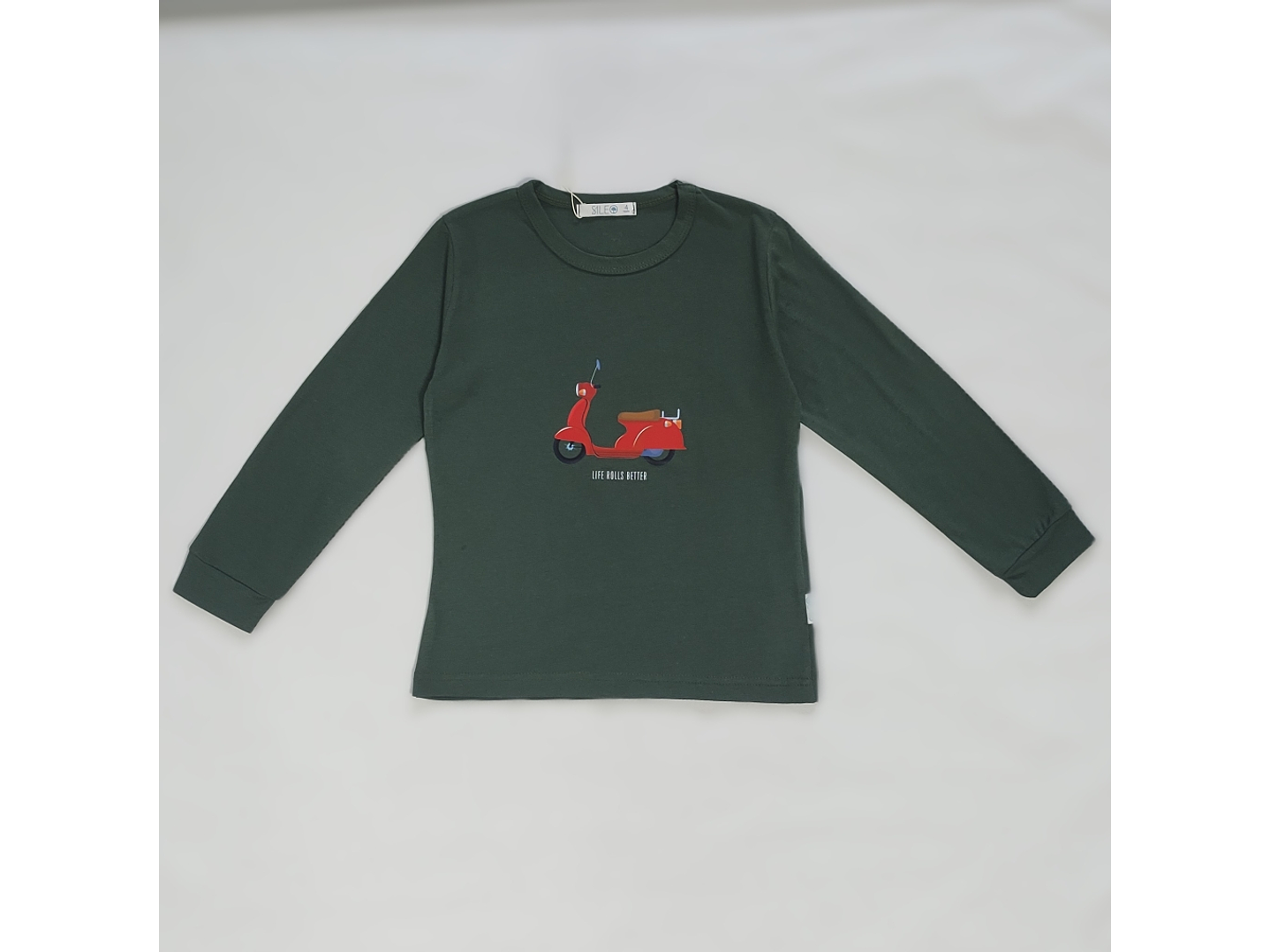 Pijama de Menino 100% Algodão com Scooter – Calças às Riscas | Fabricado em Portugal 3