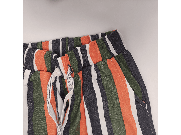 Pijama de Menino 100% Algodão com Scooter – Calças às Riscas | Fabricado em Portugal 4