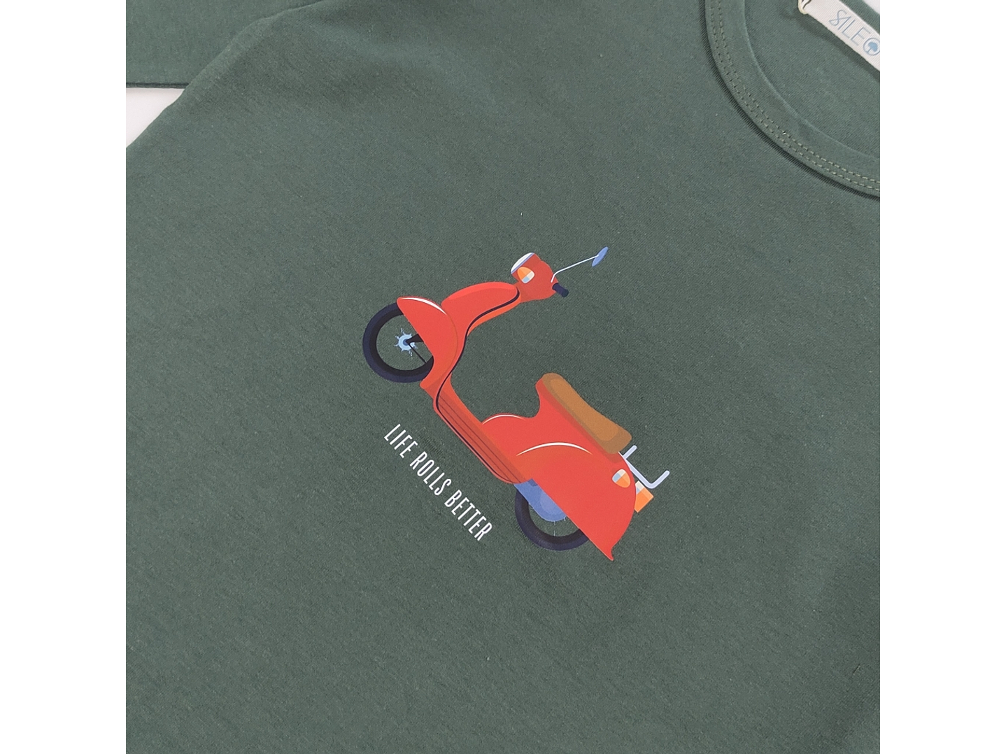 Pijama de Menino 100% Algodão com Scooter – Calças às Riscas | Fabricado em Portugal 2