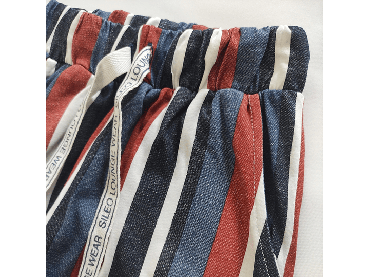 Pijama de Menino azul 100% Algodão com Scooter – Calças às Riscas | Fabricado em Portugal 4