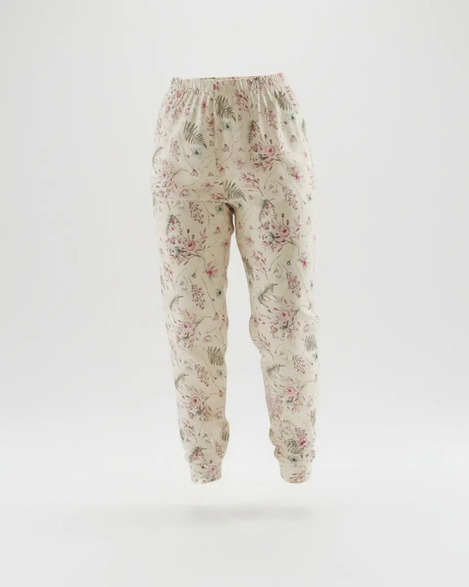 Pijama em algodão - rosa velho 4
