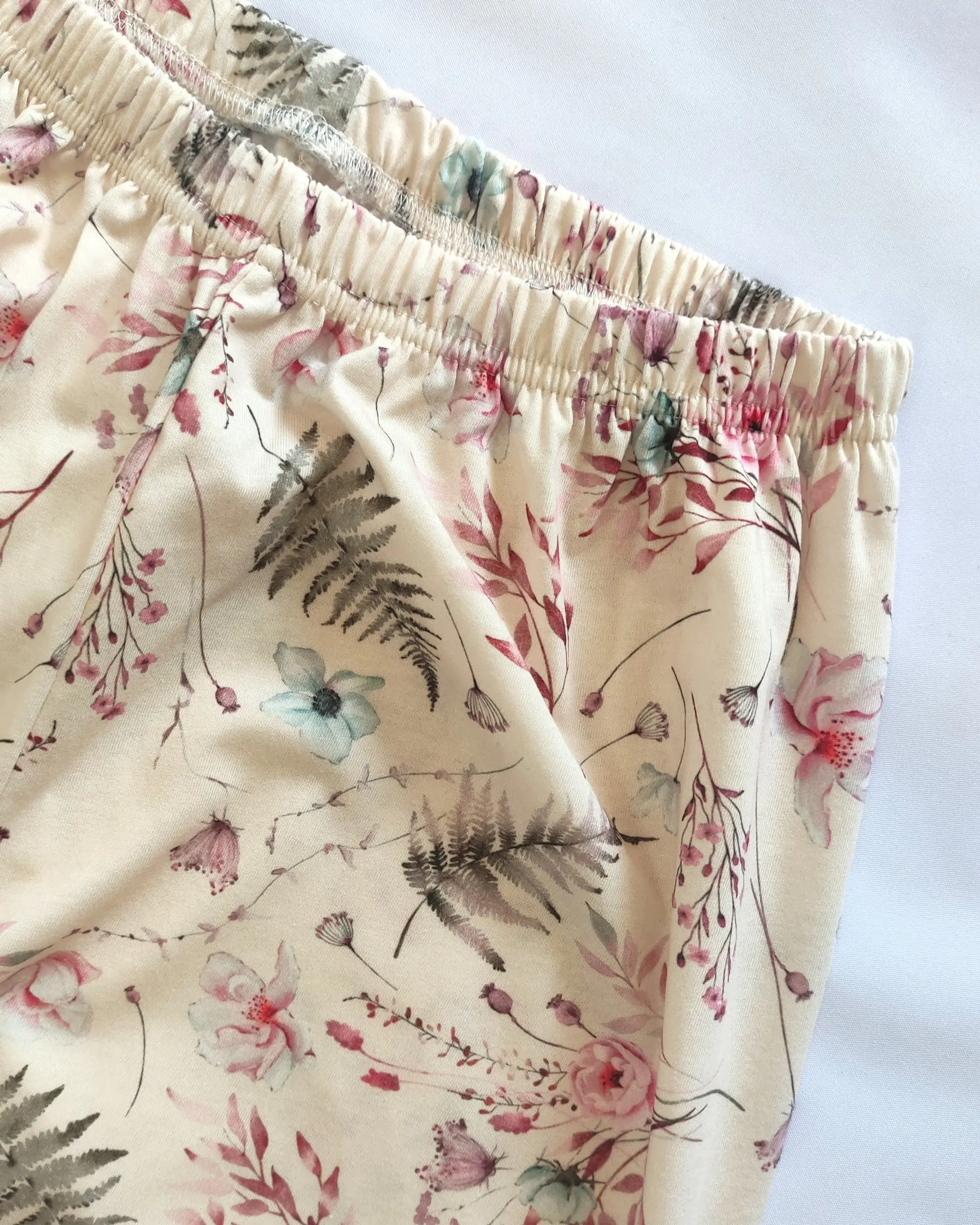 Pijama em algodão - rosa velho 5