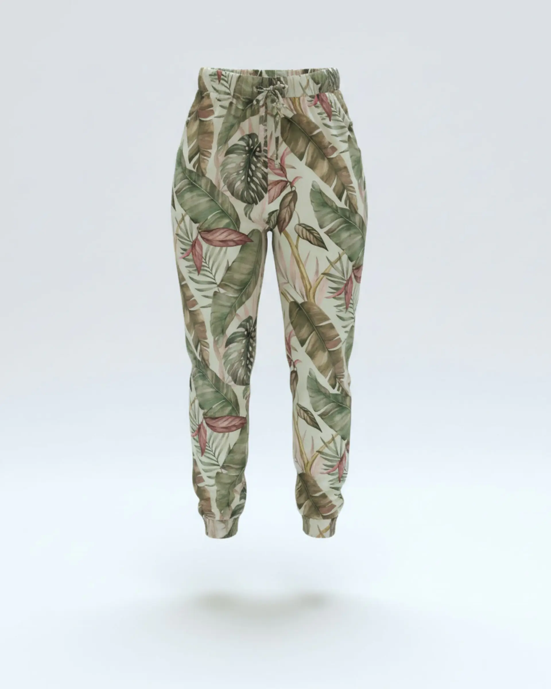 Pijama verde com Elefante e Calças Tropicais  4