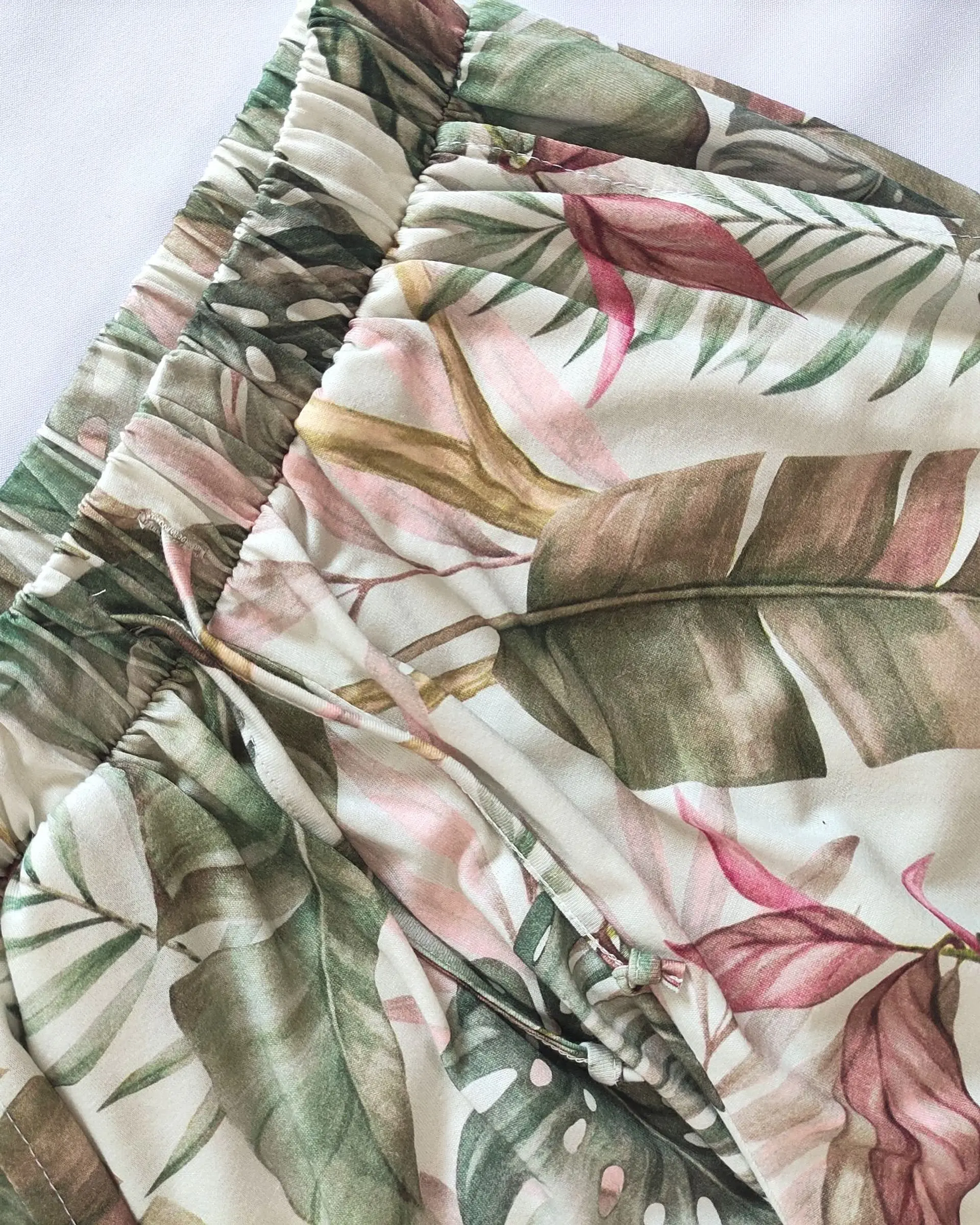 Pijama verde com Elefante e Calças Tropicais  6
