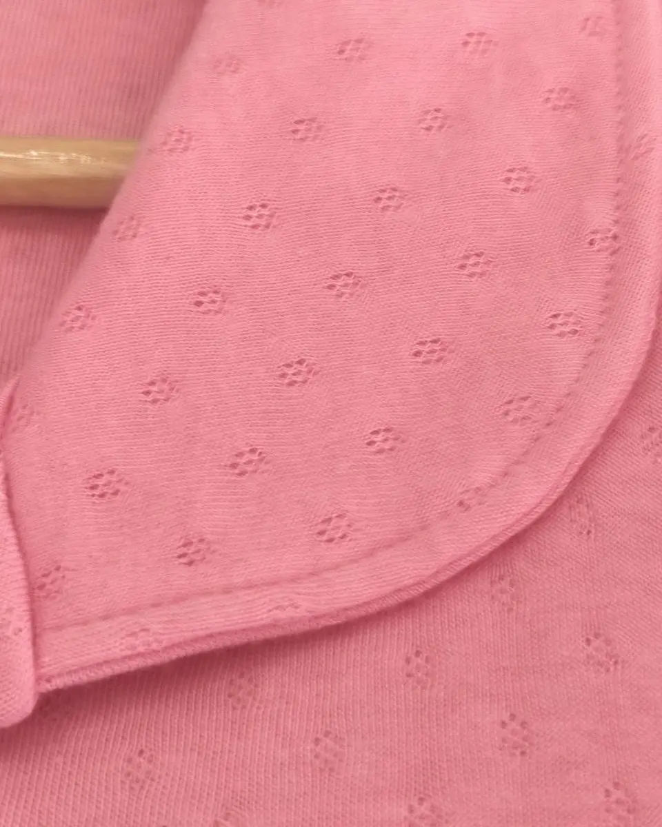Robe de mulher em algodão com botões e cinto 4